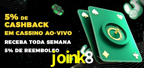 Promoções do cassino ao Vivo joink8